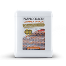 Washing of efflorescence and cleaning of W Plus 1L