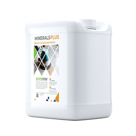 Mycie kamieni elewacji nagrobków Minerals Plus 5L