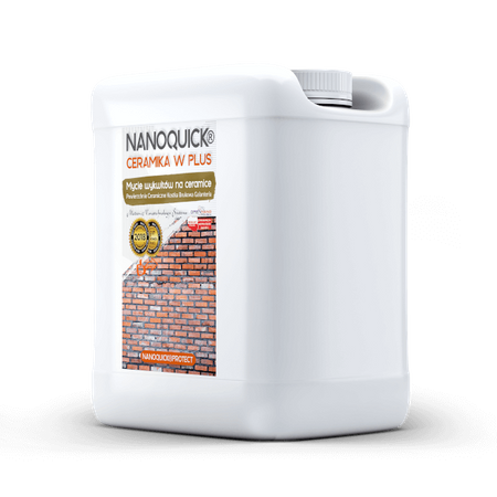 Washing of efflorescence and cleaning of W Plus 20L