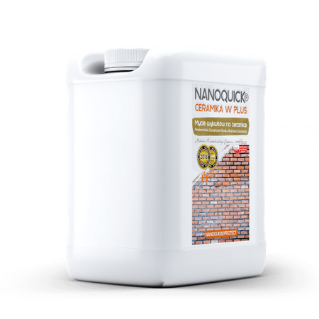 Washing of efflorescence and cleaning of W Plus 5L